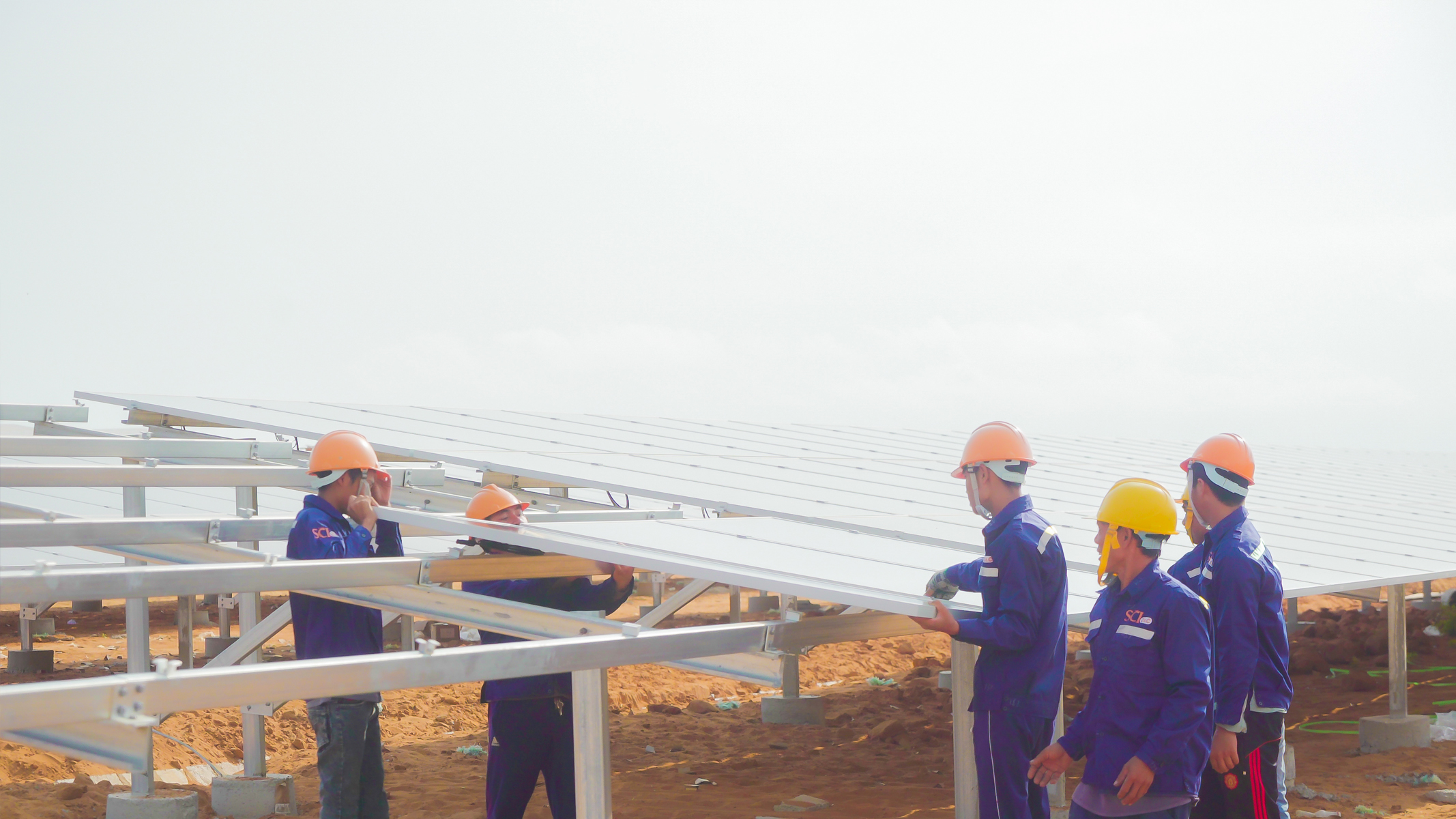 Trang trại điện mặt trời Gelex Ninh Thuận