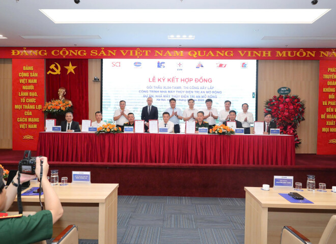 SCI E&C AND ITS CONSORTIUM SIGN CONTRACT FOR CONSTRUCTION PACKAGE OF TRI AN HYDROPOWER PLANT EXPANSION PROJECT