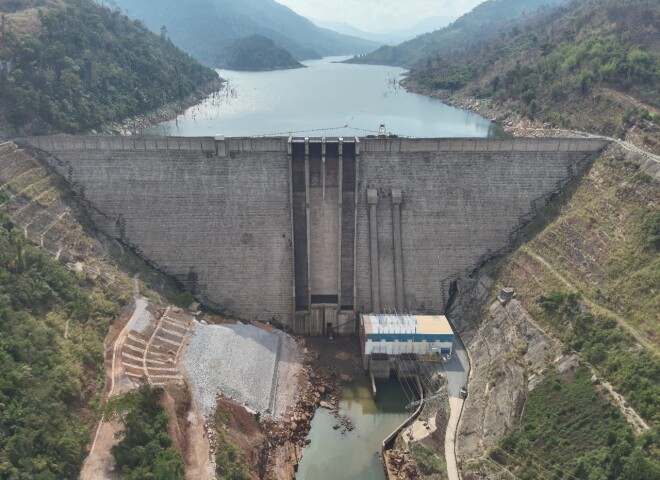 SCI E&C HAS COMPLETED AND HANDED OVER THE PACKAGE OF REMEDIAL MEASURES ON THE RIGHT ABUTMENT OF NAM NGIEP 1 HPP