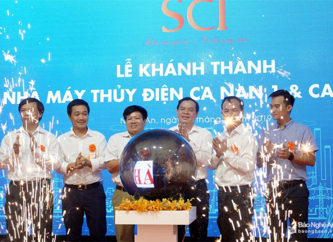 Ca Nan 1 and Ca Nan 2 plants put into operation in Nghe An