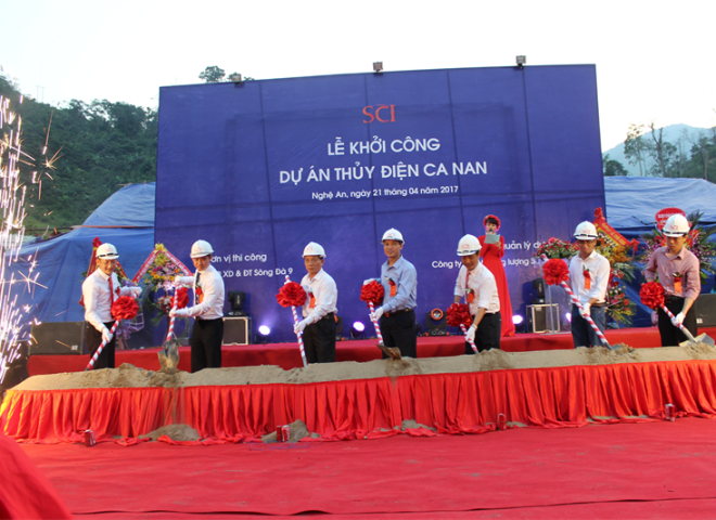 Khởi công dự án thủy điện Ca Nan tại Nghệ An