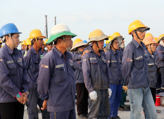 Long phu 1 pays special attention to the occupational safety