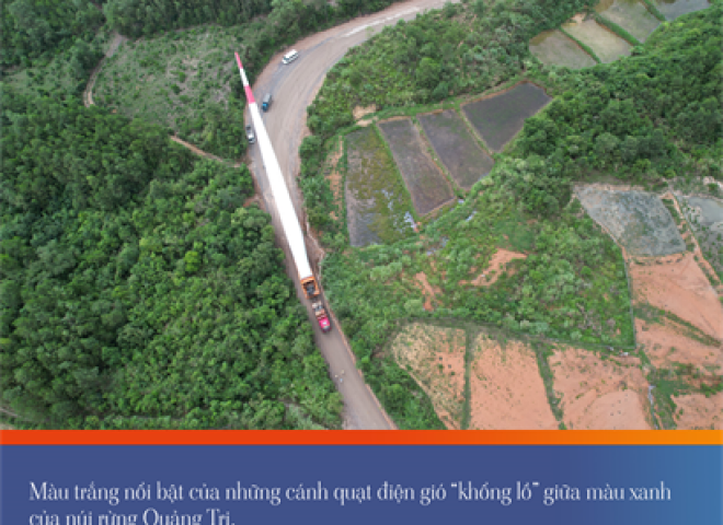 Cơ quan Quản lý Đường bộ ‘kiến tạo’ cho các dự án điện gió tại Quảng Bình, Quảng Trị