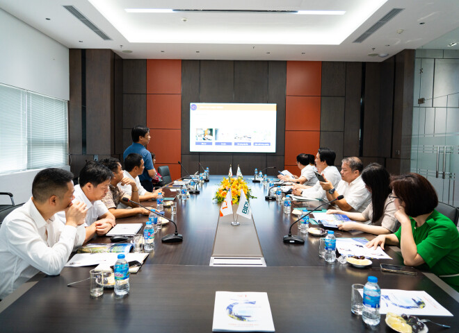 The delegation of BIDV visited and conferenced with SCI Group