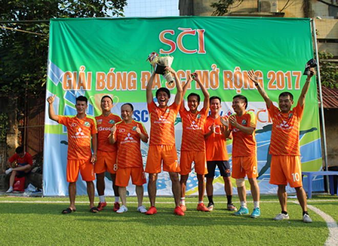 Football Team 'Phu Dong Veteran' won the SCI Open Championship 2017