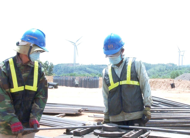 Huong Linh 4 wind farm accelerated from the beginning of the year