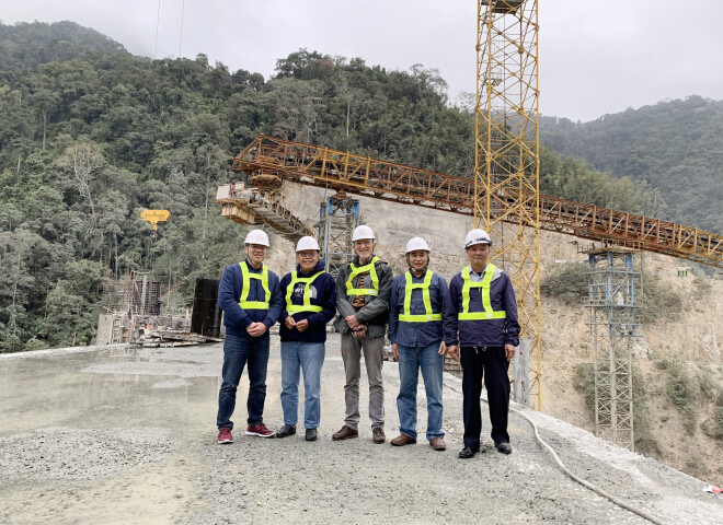 The first business trip in the new year of SCI PMC's leaders at Nam Sam 3 Hydropower Project